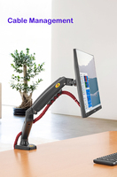 Nowa sprężyna gazowa F80 17-30 calowy ekran LED Monitor LCD uchwyt do montażu ramienia ergonomiczny amortyzator gazowy Flexi mocowanie obciążenia 2 ~ 9kgs 2